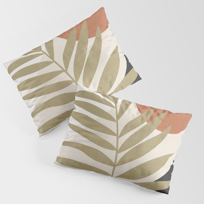 Tropical Leaf- Abstract Art 9 Pillow Sham Gallery Image 3
