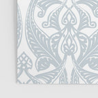Art Nouveau Silver Grey & White Pattern Poster Gallery Image 3