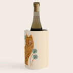 Ginger Tabby And Wildflowers Wine Chiller Gallery Image 3