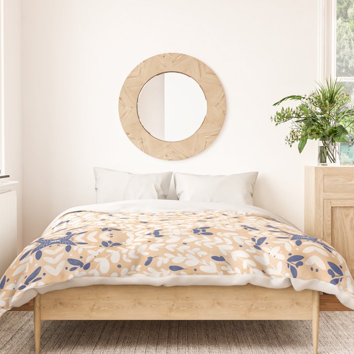 Pink Circular Nature Tiles PB Duvet Cover Gallery Image 3