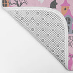 Pink Halloween pastel spooky party Bath Mat Gallery Image 2