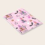 Pink Halloween pastel spooky party Notebook Gallery Image 3
