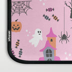 Pink Halloween pastel spooky party Laptop Sleeve Gallery Image 3