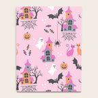 Pink Halloween pastel spooky party Notebook Gallery Image 4