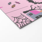 Pink Halloween pastel spooky party Welcome Mat Gallery Image 2
