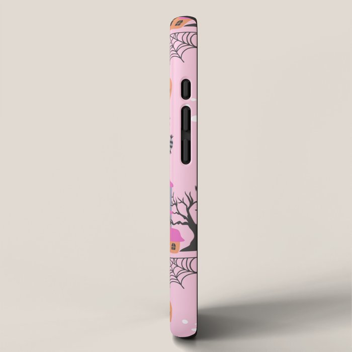 Pink Halloween pastel spooky party iPhone Case Gallery Image 2