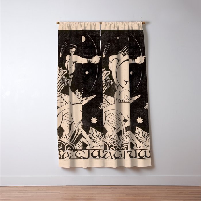 Sagittarius Window Curtain Gallery Image 3