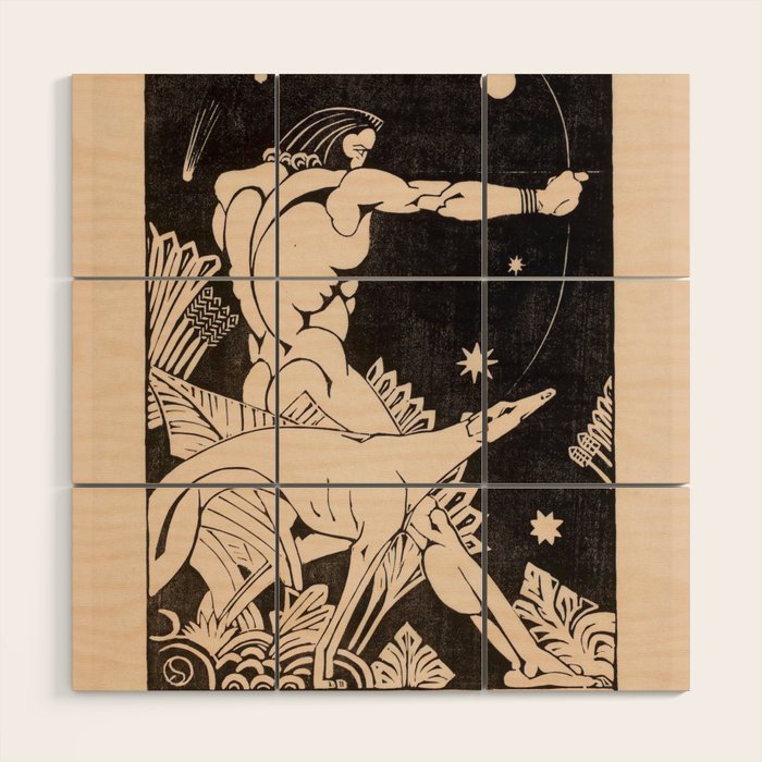 Sagittarius Wood Wall Art Gallery Image 1