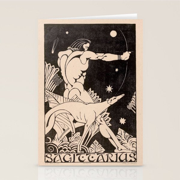 Sagittarius Stationery Card Gallery Image 1