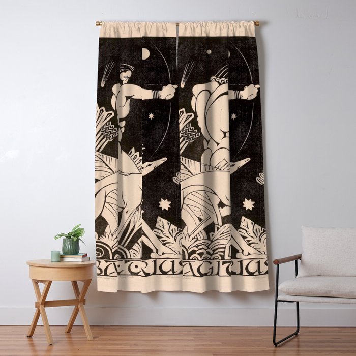 Sagittarius Window Curtain Gallery Image 1