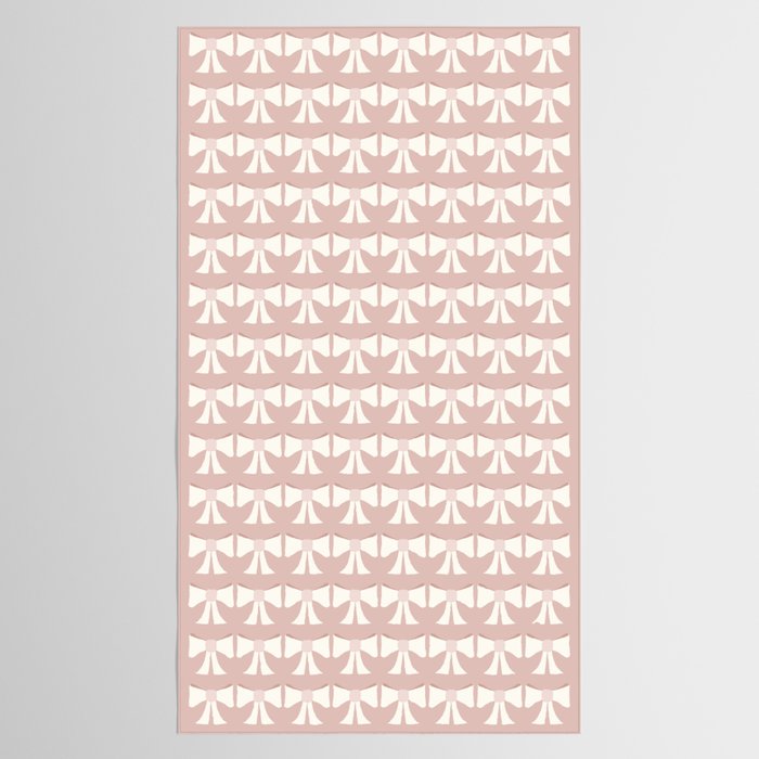 Vintage Bows XV Pink Tablecloth Gallery Image 2