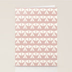 Vintage Bows XV Pink Stationery Card Gallery Image 2