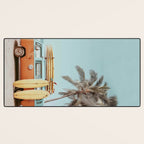 Surf Van II - Vintage Coastal Adventure Print Desk Mat Gallery Image 3