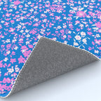 Pink and blue pop art ditsy Rug Gallery Image 4