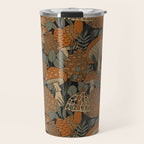 Autumn Mushrooms and Pinecones Travel Mug Gallery Image 1
