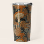 Autumn Mushrooms and Pinecones Travel Mug Gallery Image 2