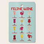 Feline Wine - Cats in Wine Glasses Cutting Board Gallery Image 1
