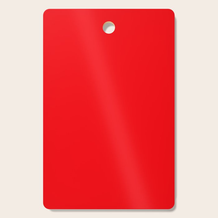 NOW BRIGHT RED SOLID COLOR Cutting Board Gallery Image 1