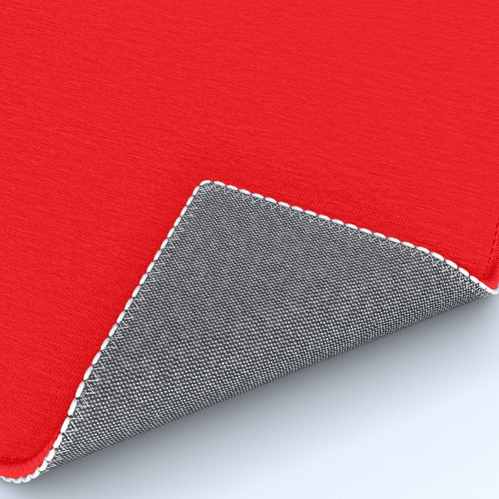 NOW BRIGHT RED SOLID COLOR Rug Gallery Image 4