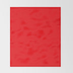 NOW BRIGHT RED SOLID COLOR Throw Blanket Gallery Image 2