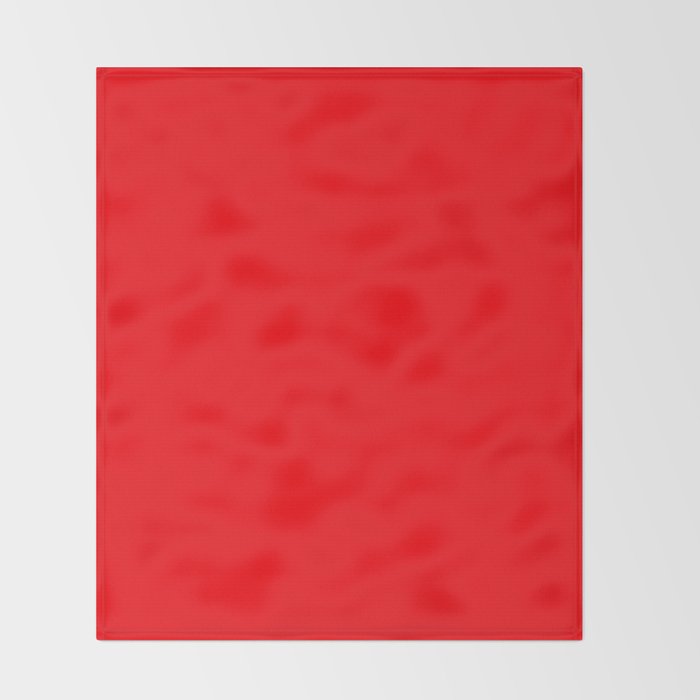 NOW BRIGHT RED SOLID COLOR Throw Blanket Gallery Image 2