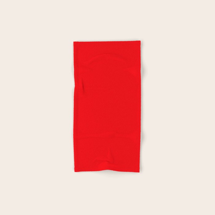 NOW BRIGHT RED SOLID COLOR Bath Towel Gallery Image 1