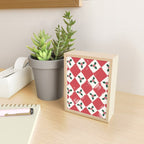 Checkered Christmas Holly Mini Art Print Gallery Image 2