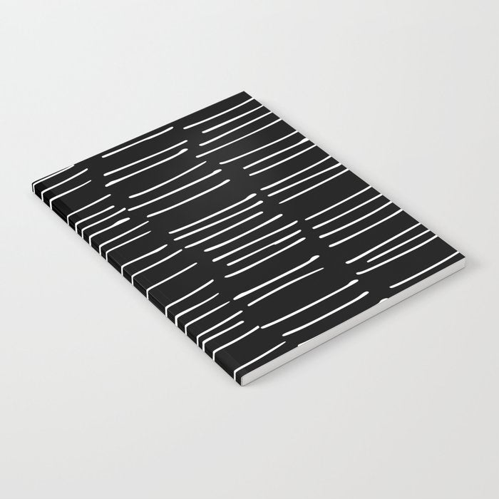Abstract Stripes on Black Notebook Gallery Image 2