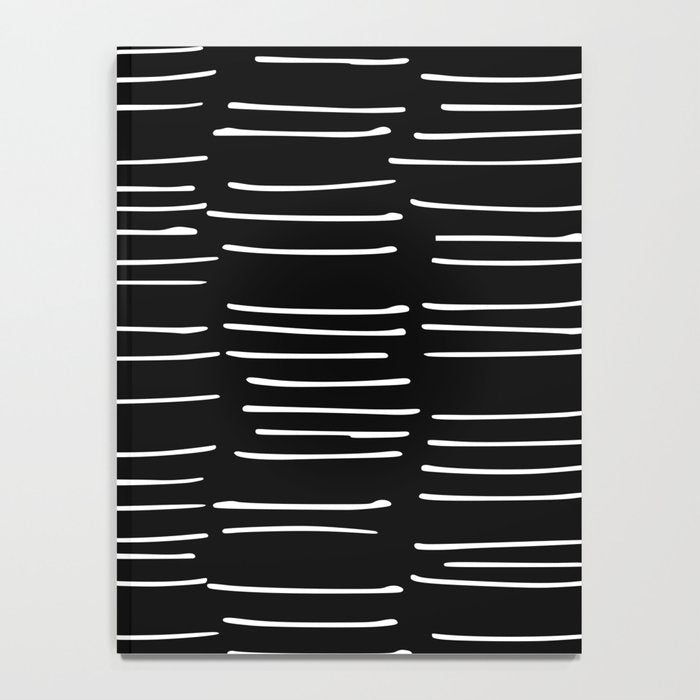Abstract Stripes on Black Notebook Gallery Image 4