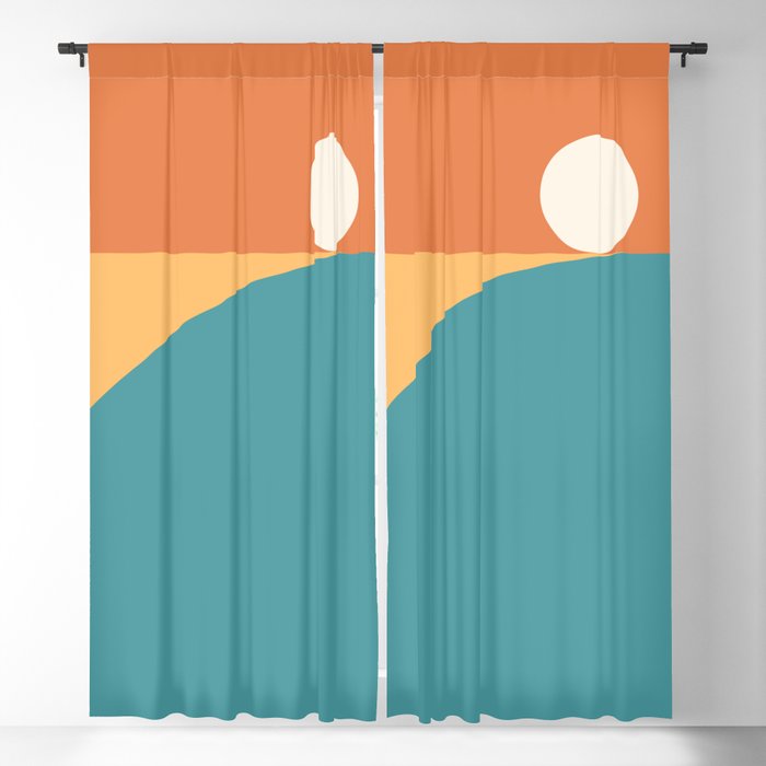 Simplistic Landscape XXII Window Curtain Gallery Image 5