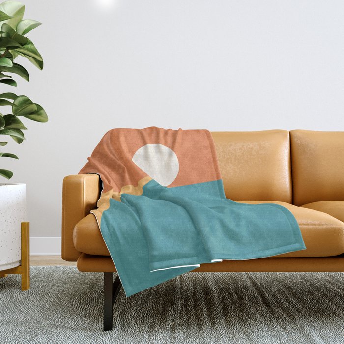 Simplistic Landscape XXII Throw Blanket Gallery Image 1
