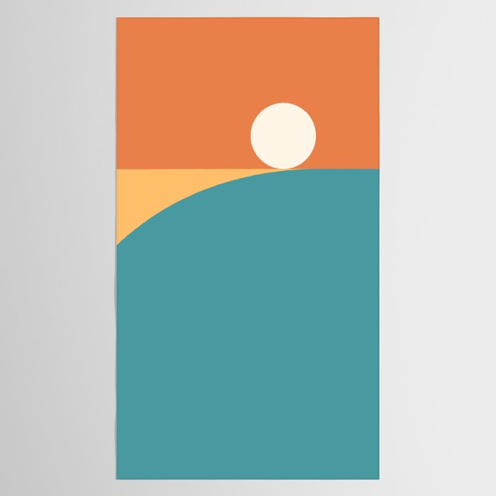Simplistic Landscape XXII Tablecloth Gallery Image 2