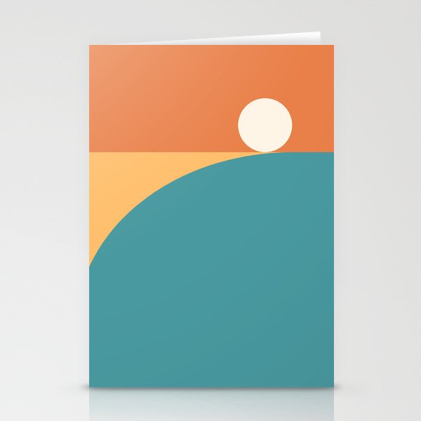 Simplistic Landscape XXII Stationery Card Gallery Image 2