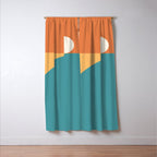 Simplistic Landscape XXII Window Curtain Gallery Image 3