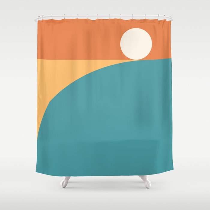 Simplistic Landscape XXII Shower Curtain Gallery Image 1