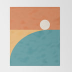 Simplistic Landscape XXII Throw Blanket Gallery Image 2