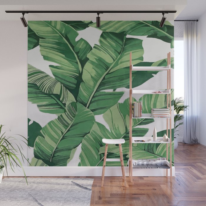 Tropical banana leaves VI Wall Mural Gallery Image 1
