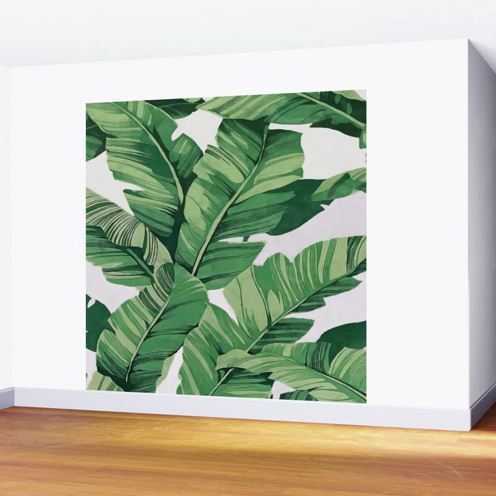 Tropical banana leaves VI Wall Mural Gallery Image 2
