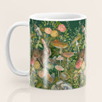 Zinnia Mushroom Garden Coffee Mug Gallery Image 3
