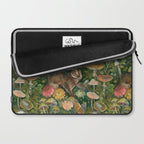 Zinnia Mushroom Garden Laptop Sleeve Gallery Image 2
