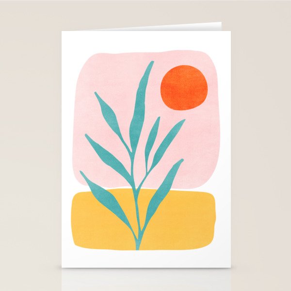 The Peaceful Place Abstract Landscape Stationery Card Gallery Image 2