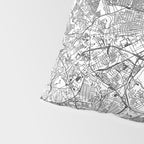 Baltimore White Map Pillow Sham Gallery Image 4
