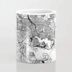 Baltimore White Map Coffee Mug Gallery Image 4