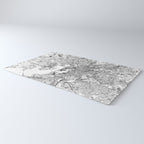 Baltimore White Map Rug Gallery Image 3