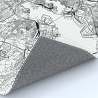 Baltimore White Map Rug Gallery Image 4
