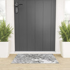 Baltimore White Map Welcome Mat Gallery Image 3