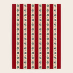 Red Stripes And Flowers Poster Gallery Image 4