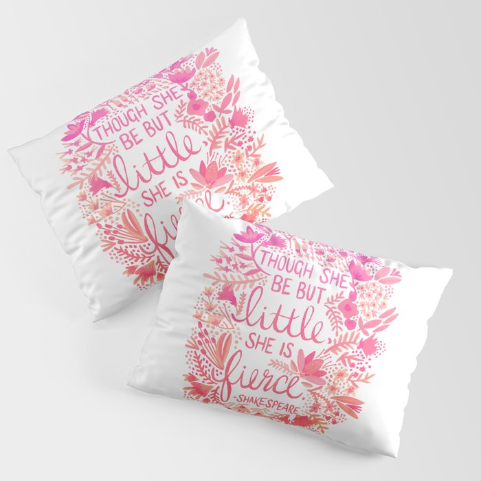 Little & Fierce - Pink OmbrÃ© Pillow Sham Gallery Image 1