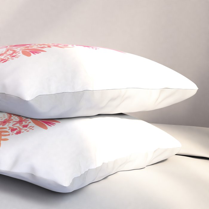 Little & Fierce - Pink OmbrÃ© Pillow Sham Gallery Image 3
