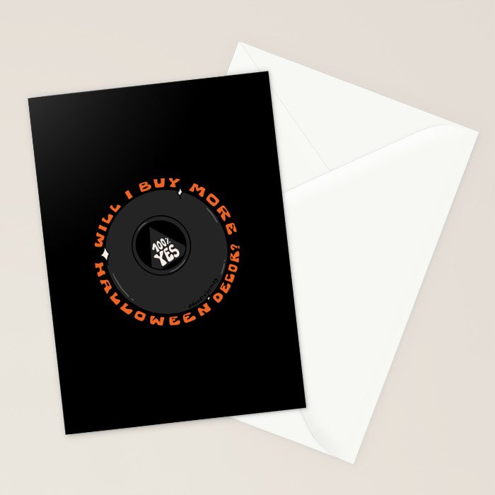 Will I Buy More Halloween Decorations? Stationery Card Gallery Image 2